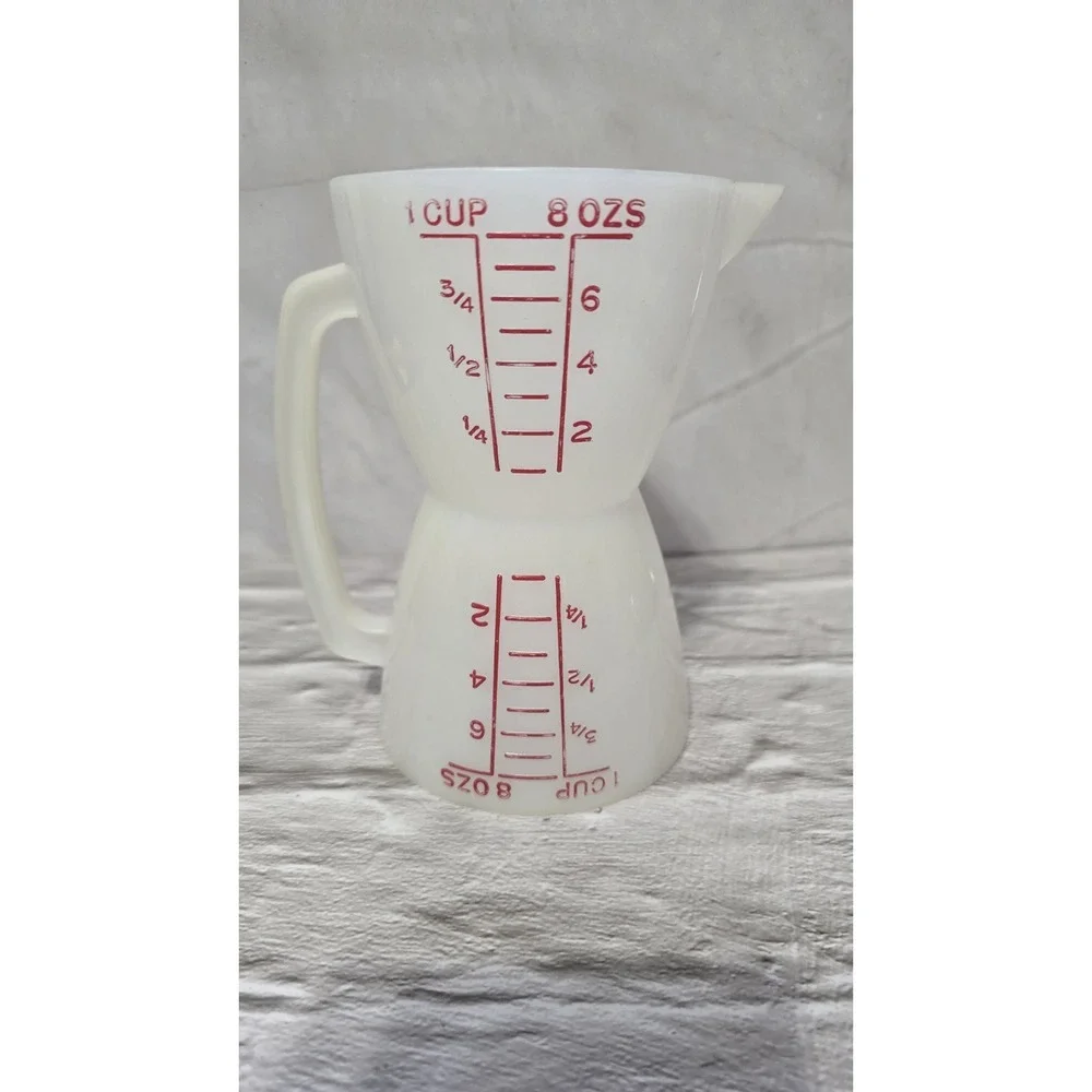 Tupperware Measure Twin Double Sided Measuring Cup Up To 8oz Vintage